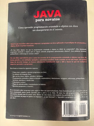Java para Novatos Cómo Aprender Programación Or...
