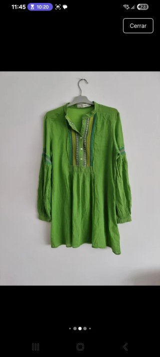 Zara Blusa Verde