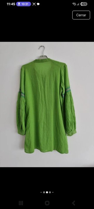 Zara Blusa Verde