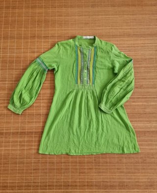 Zara Blusa Verde