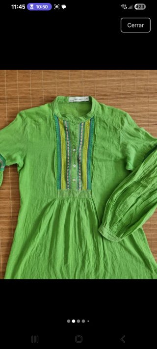 Zara Blusa Verde