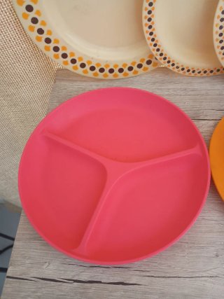 Lote Vajilla y Vasos Camping