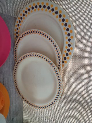 Lote Vajilla y Vasos Camping