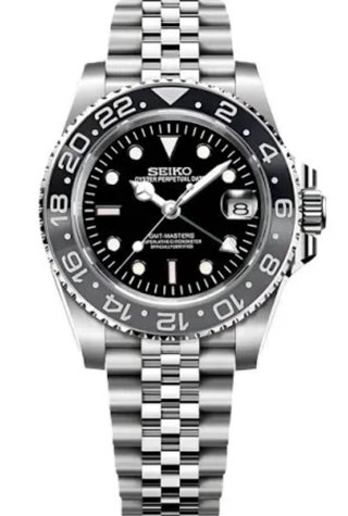 Seiko GMT Bruce Wayne Mod