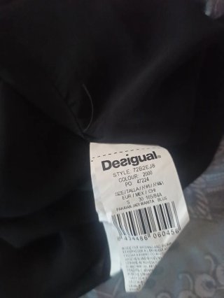 Blusa Desigual Talla S Encaje Estampado