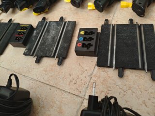 LOTE Scalextric: Mandos, contador, transformador