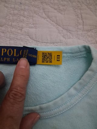 Polo Ralph Lauren Jersey Azul Celeste Fino