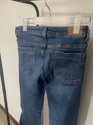 Pantalón Zara Campana Azul Talla 38