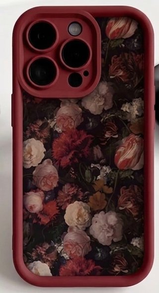 Funda iPhone con pintura floral