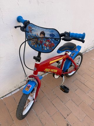 Bicicleta infantil Paw Patrol Roja