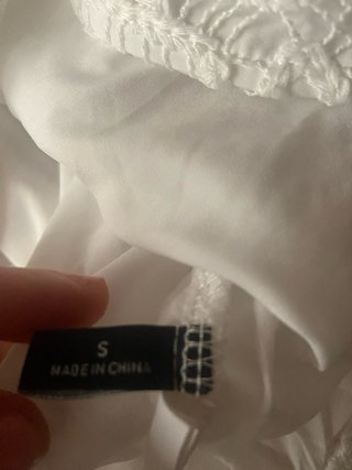 Blusa blanca ibicenca