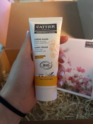 Cattier Crema Manos y Mascarilla Arcilla Rosa