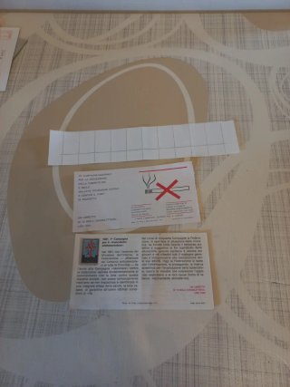 Set 3 blocchi chiudilettera filatelici