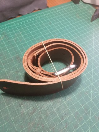 Correa de cuero para guitarra/bajo