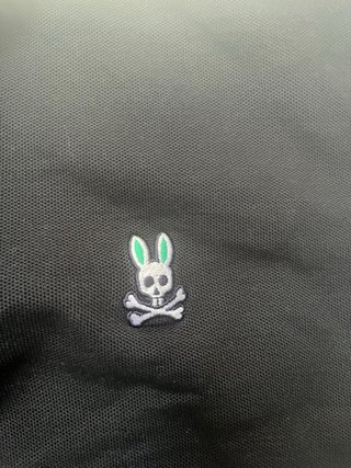Polo Psycho Bunny Negro XS etiquetas autenticidad
