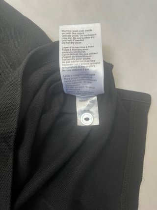 Polo Psycho Bunny Negro XS etiquetas autenticidad