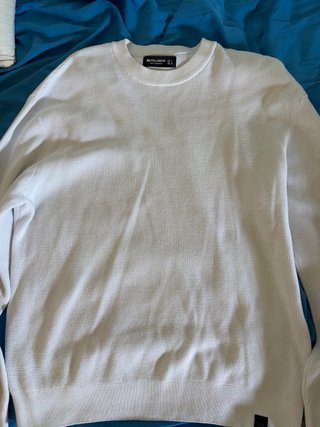 Jersey Pull&Bear Blanco Hombre Talla L
