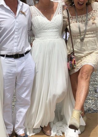 Vestido de Novia Ibicenco Pronovias Blanco