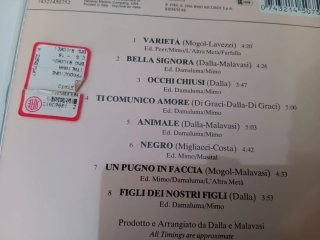 CD Varietà Gianni Morandi