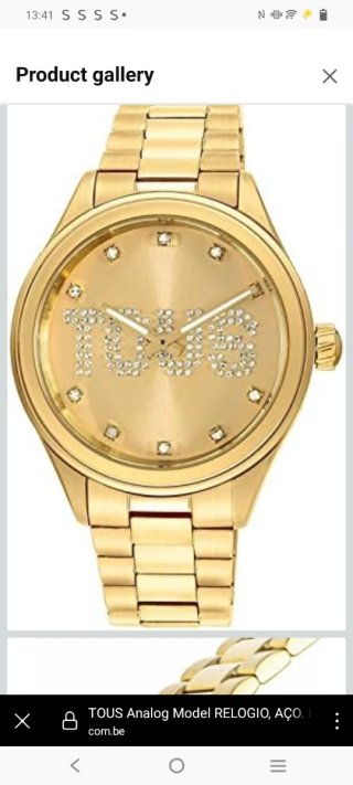 Reloj Tous Mujer Dorado