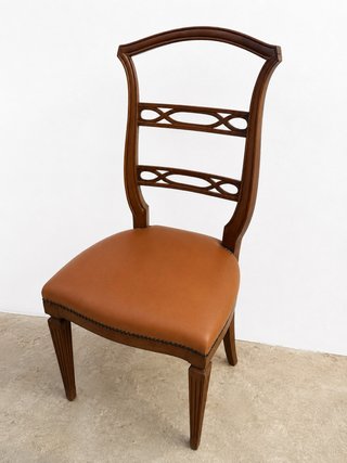 4 Sillas Clásicas Madera Estilo Inglés