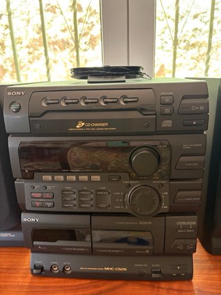 Sony MHC-C505 CD Changer con altavoces