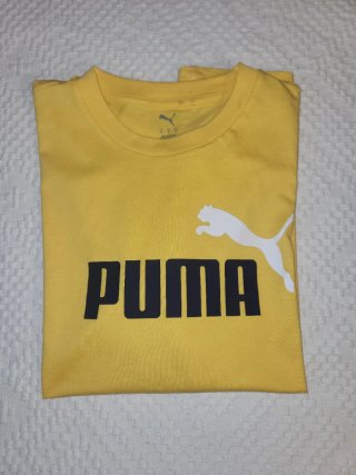 Camiseta Puma Hombre Talla M Amarilla