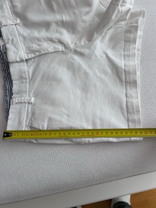 Pantalón corto blanco