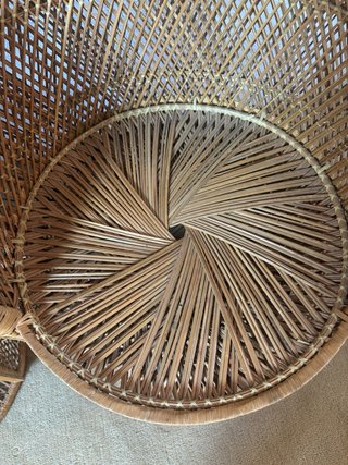 Sillones vintage de mimbre (Set de dos)