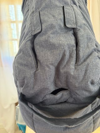 Saco Bugaboo Azul Melange. Como Nuevo