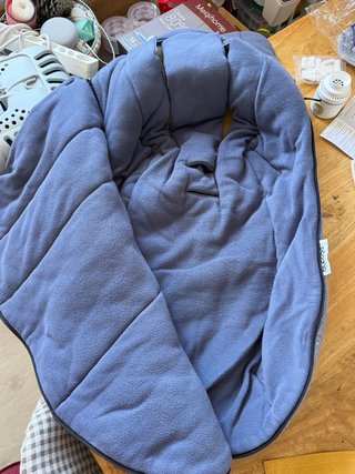 Saco Bugaboo Azul Melange. Como Nuevo