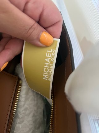 Bolso Michael Kors Marrón y Dorado