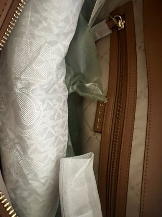 Bolso Michael Kors Marrón y Dorado