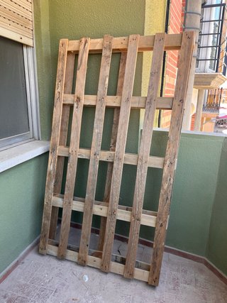 Palet de madera 96 cm ancho x 1.66 m alto