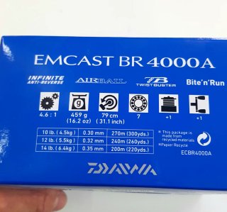 2 carretes Daiwa Emcast BR 4000A