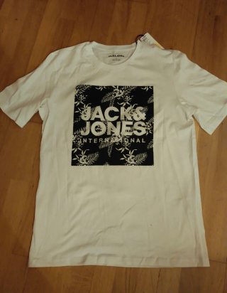 Camiseta Jack & Jones Talla M Blanca