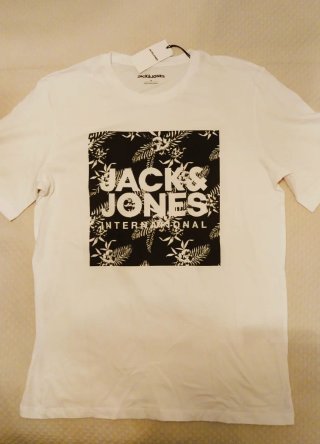 Camiseta Jack & Jones Talla M Blanca