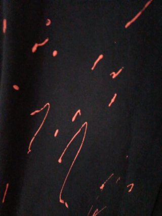Camiseta MY BRAND Negra con Estampado Rojo