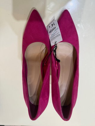 Zapatos salón verdes Lefties