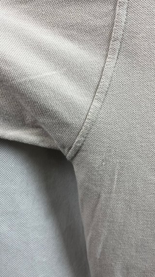 Polo Lacoste Vintage Gris Claro