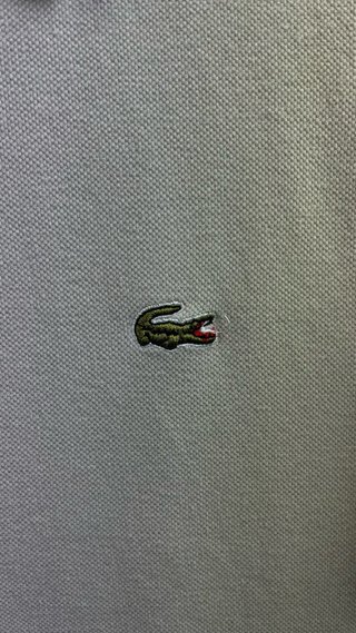 Polo Lacoste Vintage Gris Claro