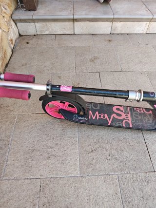 Patinete Oxelo Town 3 Negro/Rosa