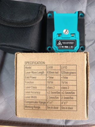 Nivel Láser Kiprim LV1R Compacto