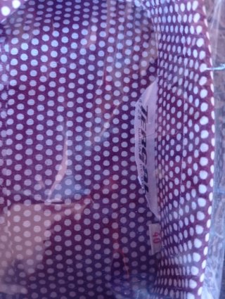 Camisa Hoya Vintage Morada Lunares