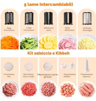 Tritacarne Elettrico 2800W Professionale