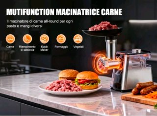 Tritacarne Elettrico 2800W Professionale