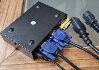 Splitter video VGA. Con cables incluidos