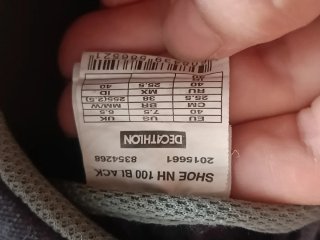 Zapatillas Decathlon Talla 40 gris
