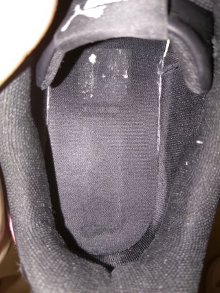 Zapatillas Puma Court Classic Clean Negras Rojas