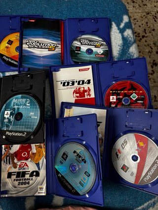 Lote 8 Juegos PS2: PES, FIFA, MotoGP, MDK2